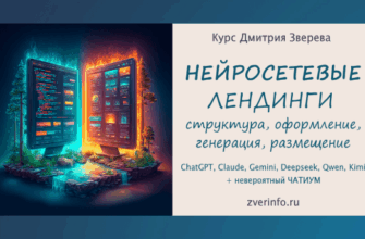 Процесс генерации лендинга с помощью ИИ и нейросетей