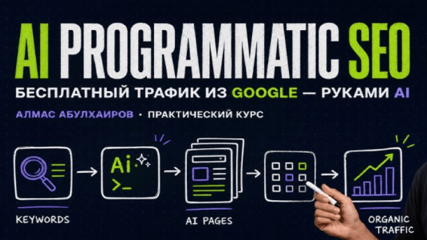 Схема конвейера AI Programmatic SEO на базе Codex и Claude